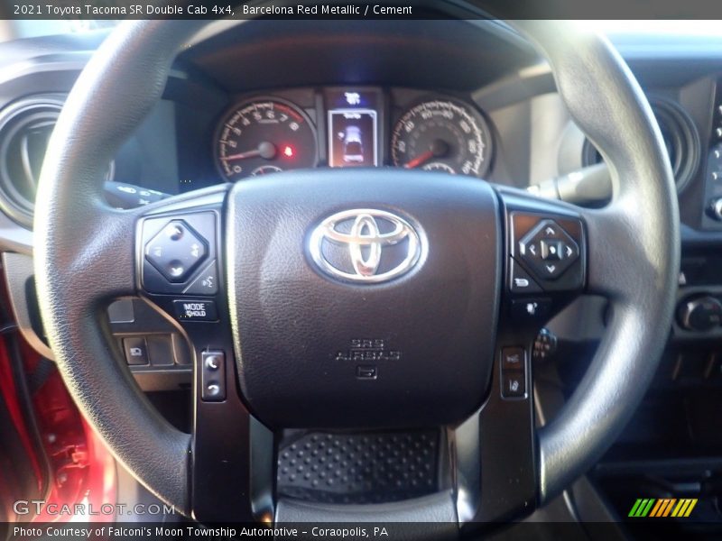 Barcelona Red Metallic / Cement 2021 Toyota Tacoma SR Double Cab 4x4