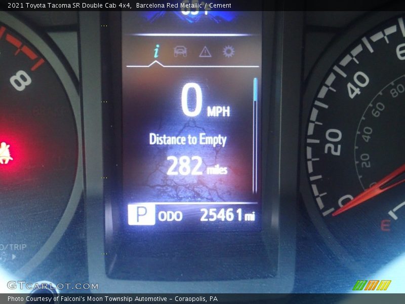 Barcelona Red Metallic / Cement 2021 Toyota Tacoma SR Double Cab 4x4
