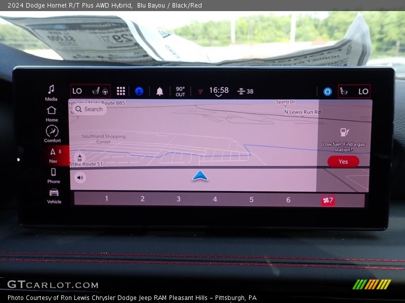 Navigation of 2024 Hornet R/T Plus AWD Hybrid