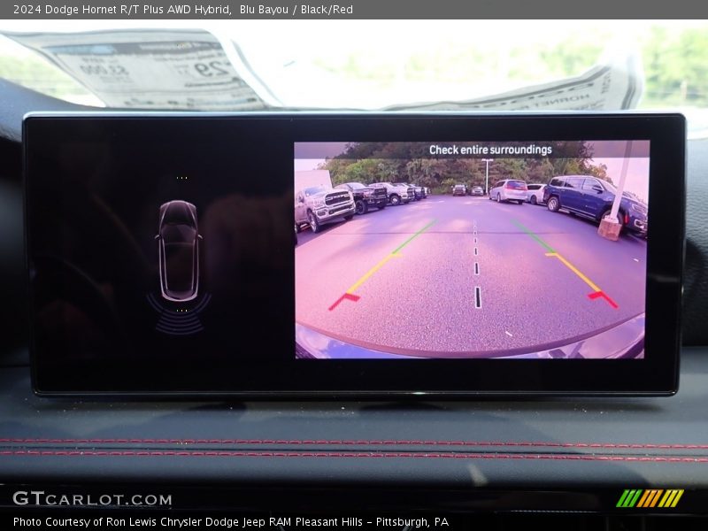 Controls of 2024 Hornet R/T Plus AWD Hybrid