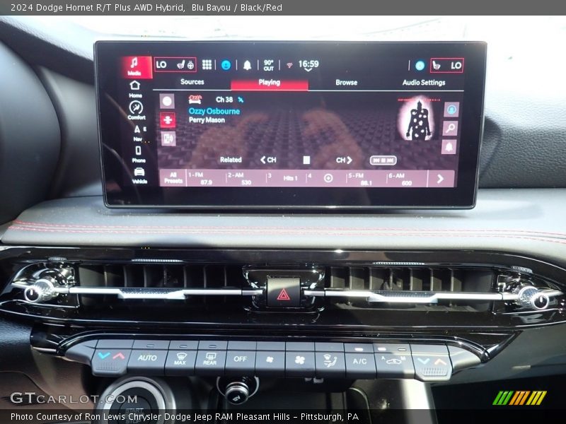 Controls of 2024 Hornet R/T Plus AWD Hybrid