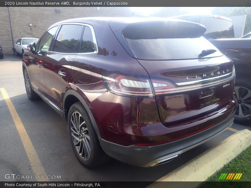 Burgundy Velvet / Cappuccino 2020 Lincoln Nautilus Reserve AWD