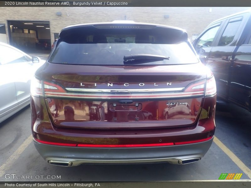 Burgundy Velvet / Cappuccino 2020 Lincoln Nautilus Reserve AWD