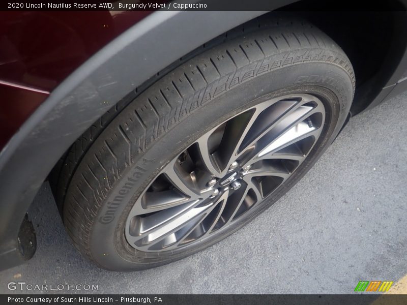 Burgundy Velvet / Cappuccino 2020 Lincoln Nautilus Reserve AWD