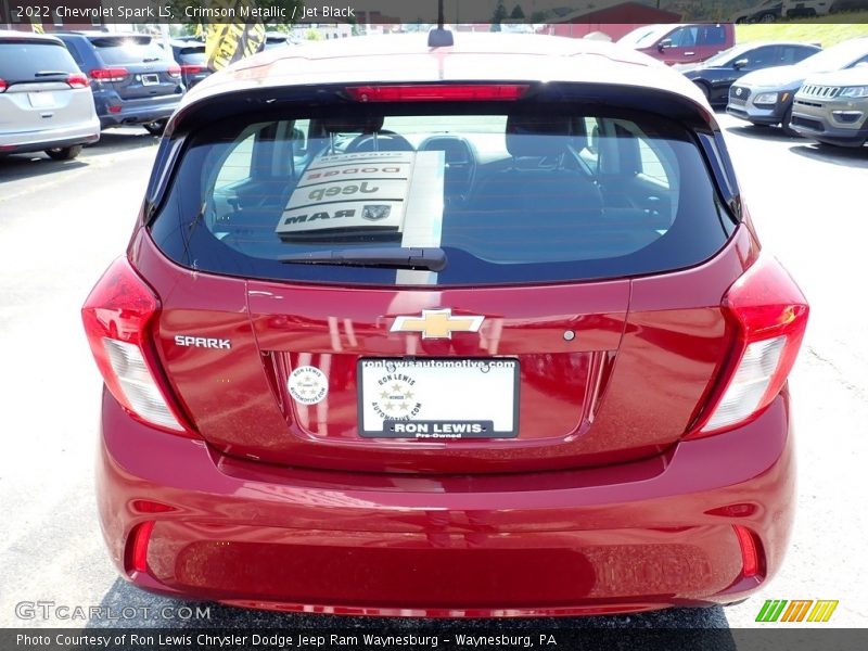 Crimson Metallic / Jet Black 2022 Chevrolet Spark LS