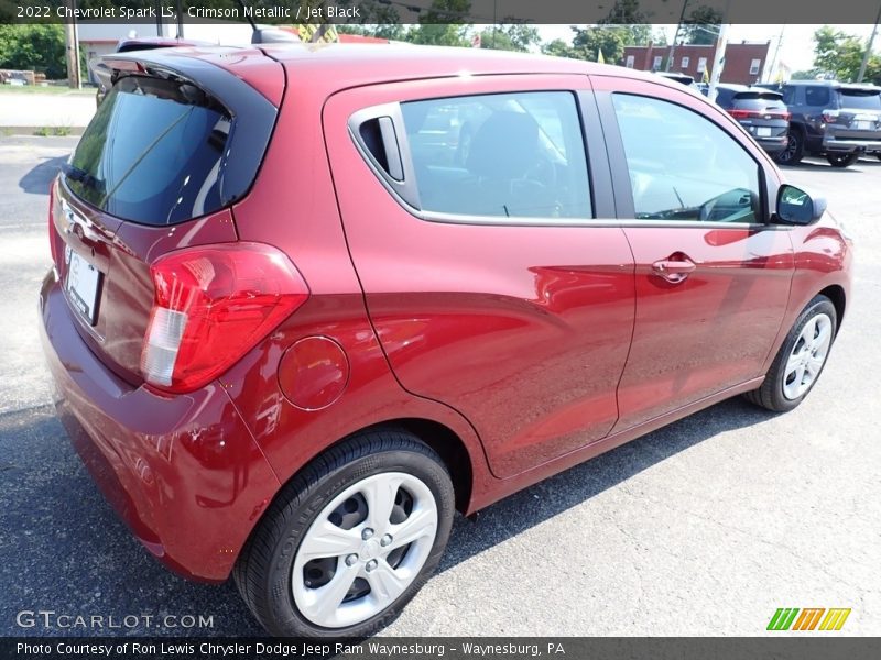Crimson Metallic / Jet Black 2022 Chevrolet Spark LS