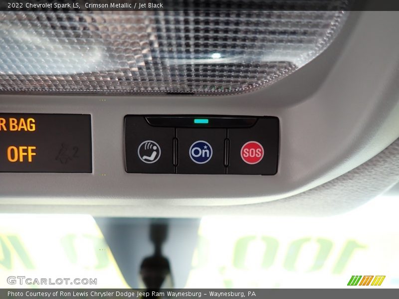 Crimson Metallic / Jet Black 2022 Chevrolet Spark LS