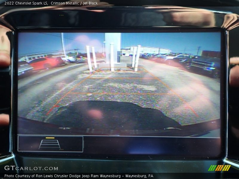 Crimson Metallic / Jet Black 2022 Chevrolet Spark LS