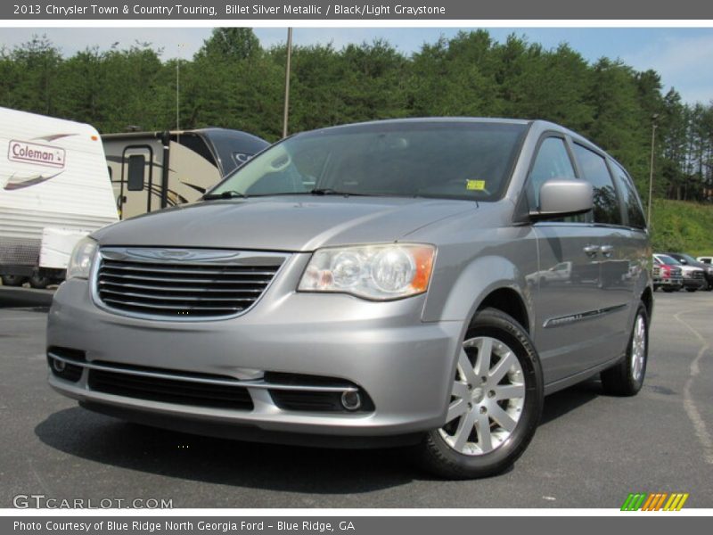 Billet Silver Metallic / Black/Light Graystone 2013 Chrysler Town & Country Touring