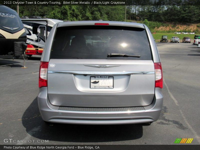 Billet Silver Metallic / Black/Light Graystone 2013 Chrysler Town & Country Touring