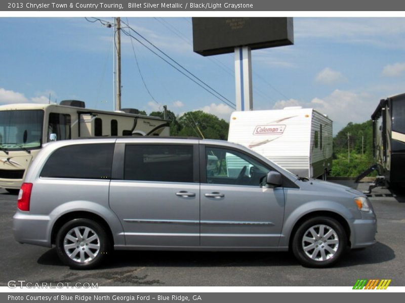 Billet Silver Metallic / Black/Light Graystone 2013 Chrysler Town & Country Touring