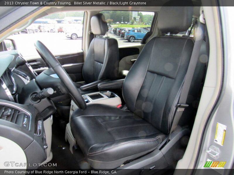 Billet Silver Metallic / Black/Light Graystone 2013 Chrysler Town & Country Touring