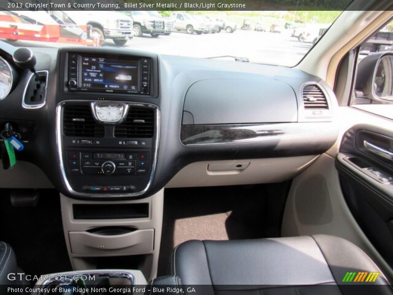 Billet Silver Metallic / Black/Light Graystone 2013 Chrysler Town & Country Touring