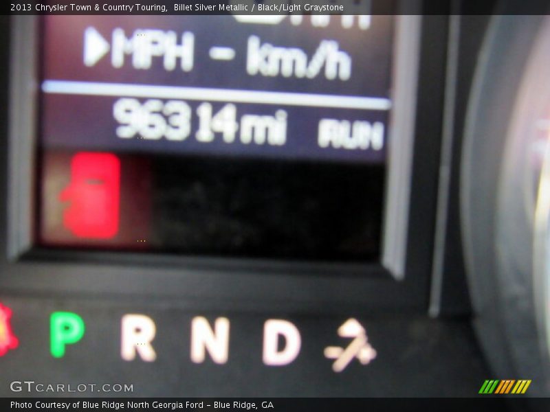 Billet Silver Metallic / Black/Light Graystone 2013 Chrysler Town & Country Touring