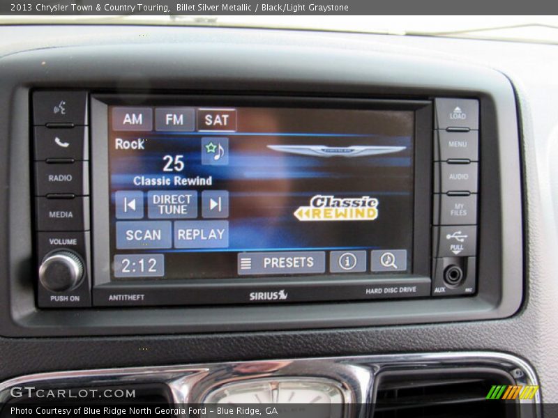 Audio System of 2013 Town & Country Touring