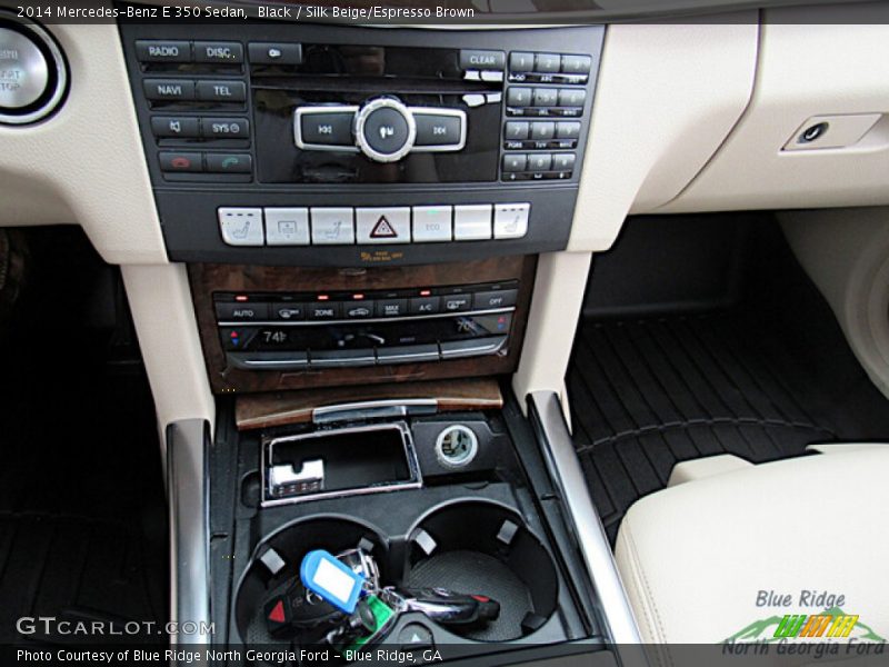 Black / Silk Beige/Espresso Brown 2014 Mercedes-Benz E 350 Sedan