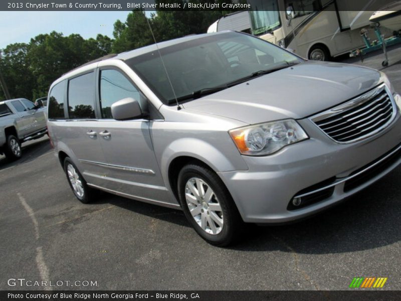 Billet Silver Metallic / Black/Light Graystone 2013 Chrysler Town & Country Touring