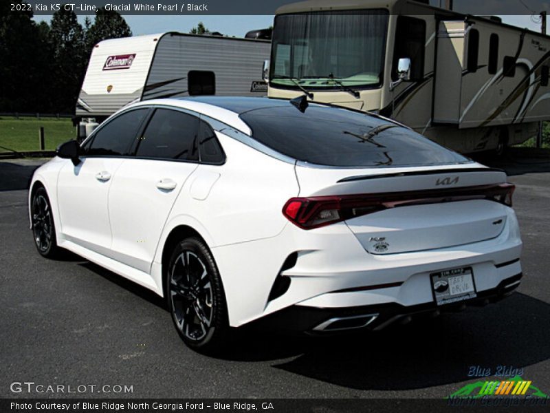Glacial White Pearl / Black 2022 Kia K5 GT-Line