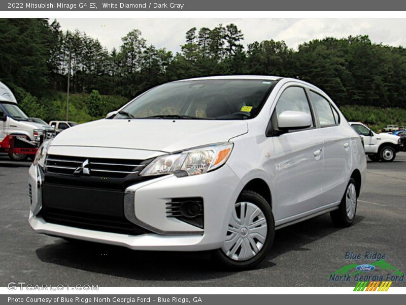 White Diamond / Dark Gray 2022 Mitsubishi Mirage G4 ES