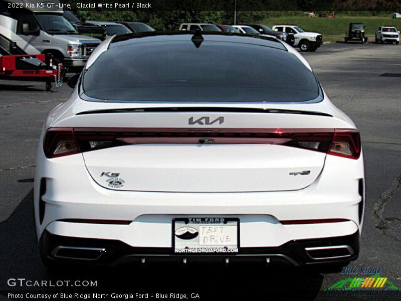 Glacial White Pearl / Black 2022 Kia K5 GT-Line