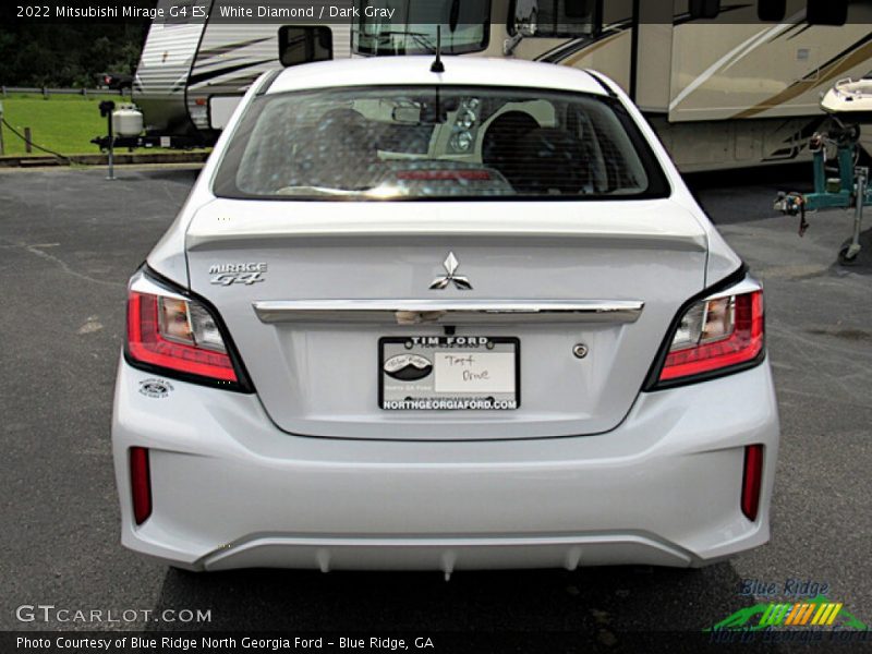White Diamond / Dark Gray 2022 Mitsubishi Mirage G4 ES