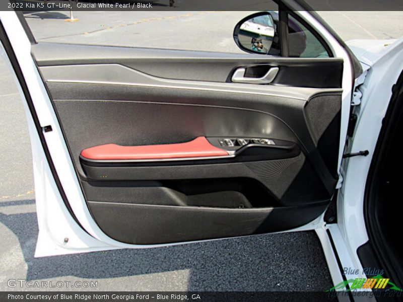 Glacial White Pearl / Black 2022 Kia K5 GT-Line