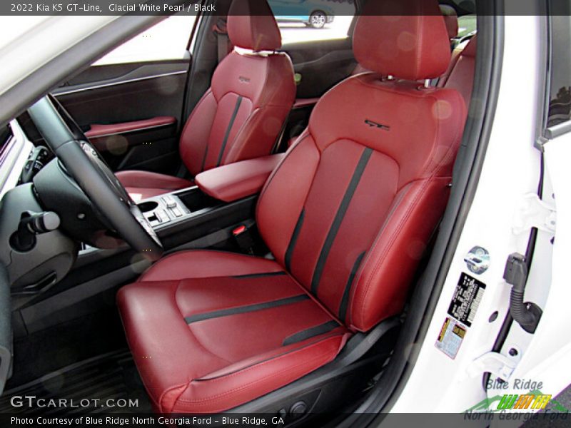 Glacial White Pearl / Black 2022 Kia K5 GT-Line