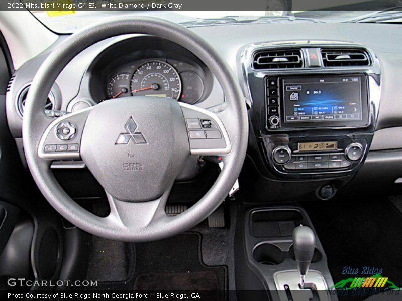 White Diamond / Dark Gray 2022 Mitsubishi Mirage G4 ES