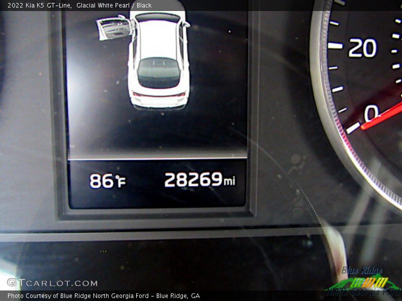 Glacial White Pearl / Black 2022 Kia K5 GT-Line