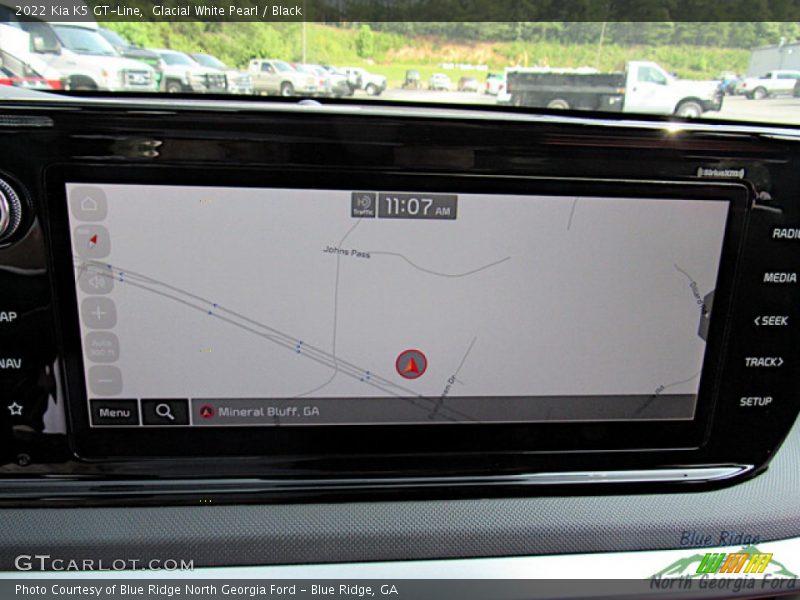Glacial White Pearl / Black 2022 Kia K5 GT-Line