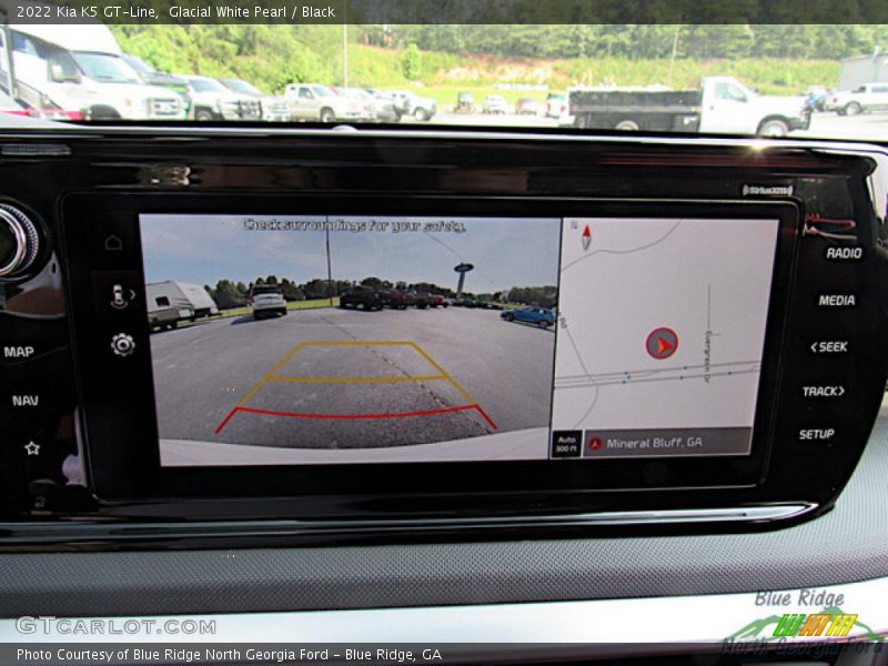 Glacial White Pearl / Black 2022 Kia K5 GT-Line