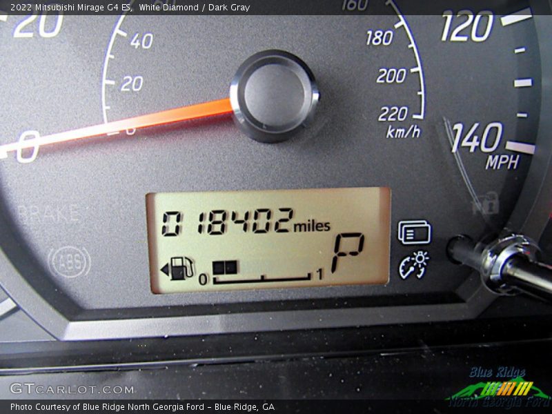 White Diamond / Dark Gray 2022 Mitsubishi Mirage G4 ES