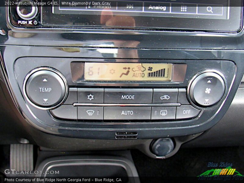 White Diamond / Dark Gray 2022 Mitsubishi Mirage G4 ES