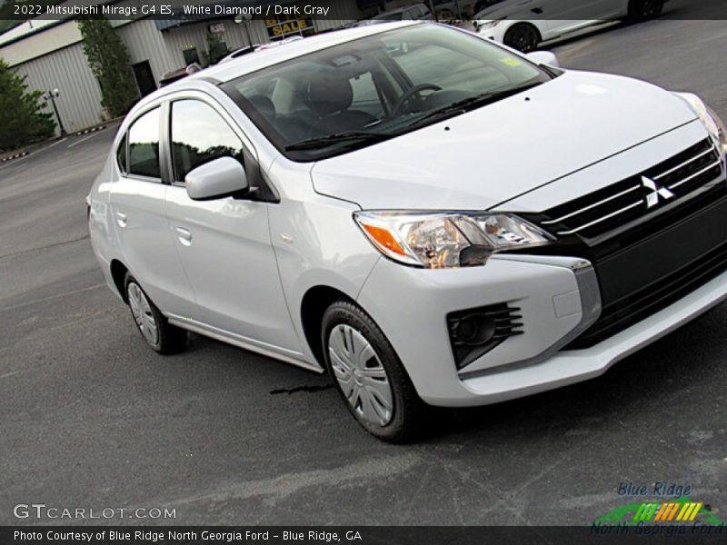 White Diamond / Dark Gray 2022 Mitsubishi Mirage G4 ES