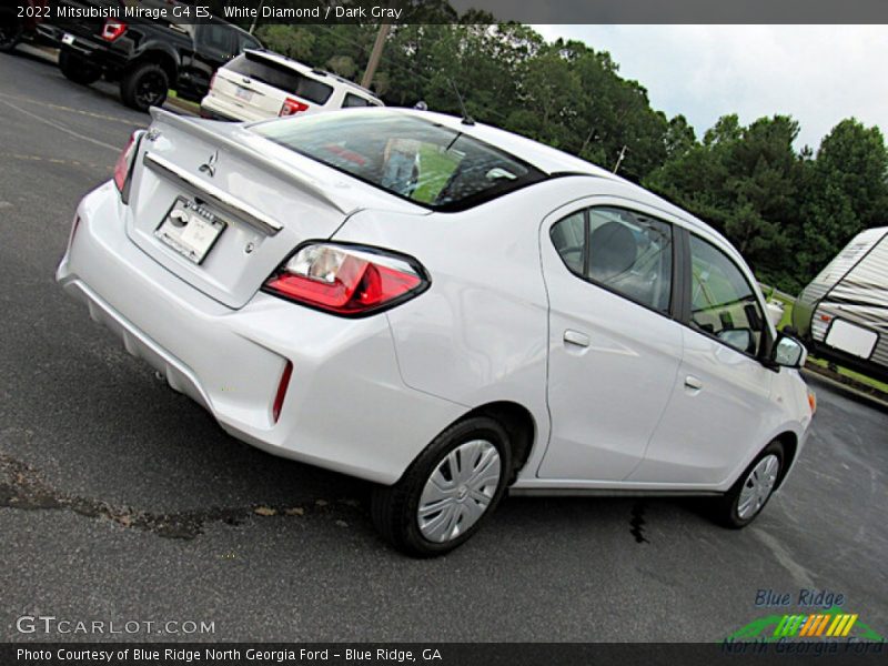 White Diamond / Dark Gray 2022 Mitsubishi Mirage G4 ES