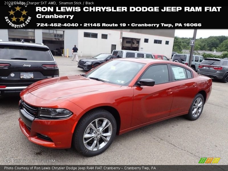 Sinamon Stick / Black 2023 Dodge Charger SXT AWD