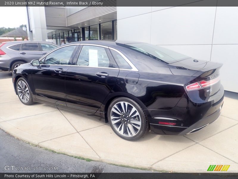 Infinite Black / Ebony 2020 Lincoln MKZ Hybrid Reserve