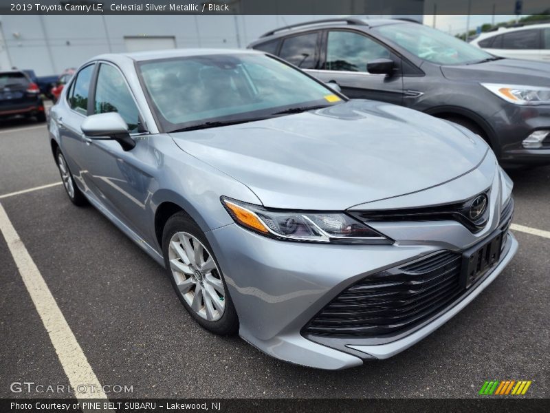 Celestial Silver Metallic / Black 2019 Toyota Camry LE
