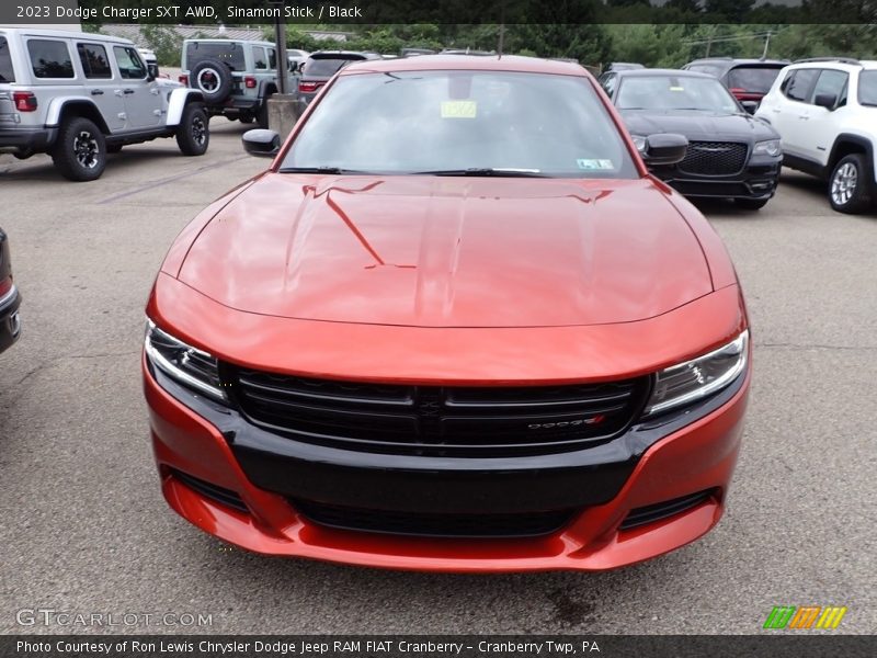 Sinamon Stick / Black 2023 Dodge Charger SXT AWD