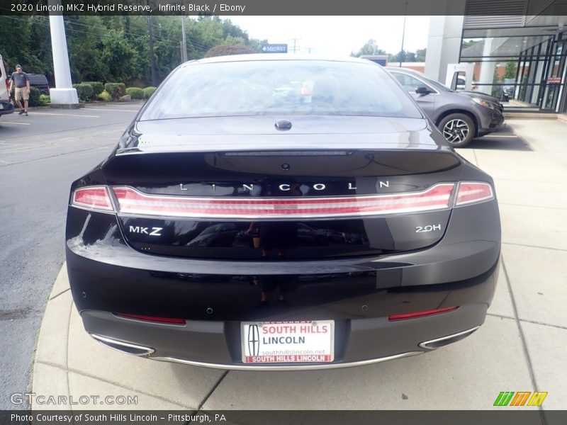 Infinite Black / Ebony 2020 Lincoln MKZ Hybrid Reserve