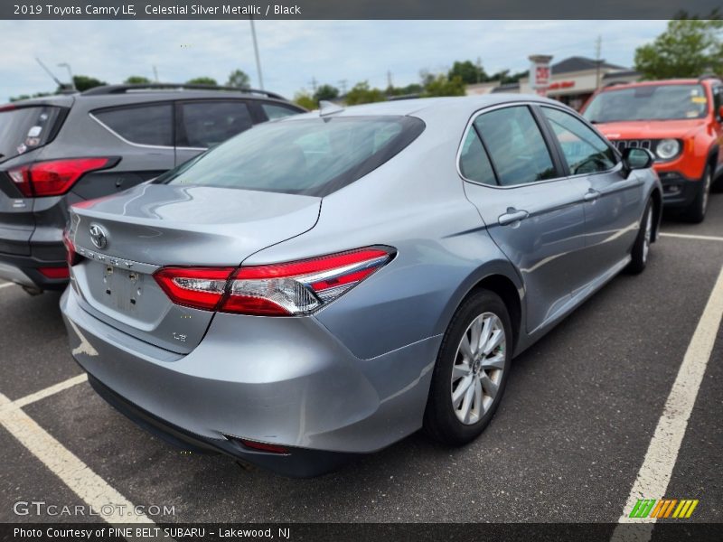 Celestial Silver Metallic / Black 2019 Toyota Camry LE