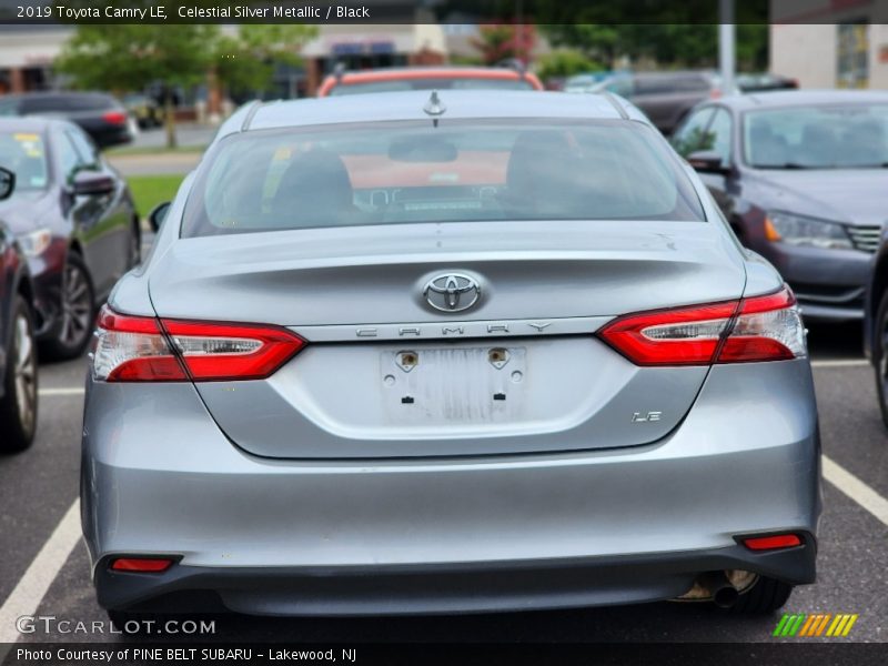 Celestial Silver Metallic / Black 2019 Toyota Camry LE