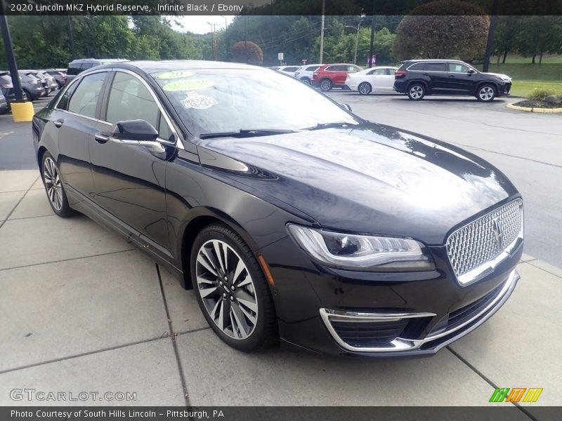 Infinite Black / Ebony 2020 Lincoln MKZ Hybrid Reserve