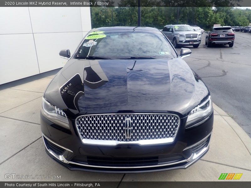 Infinite Black / Ebony 2020 Lincoln MKZ Hybrid Reserve