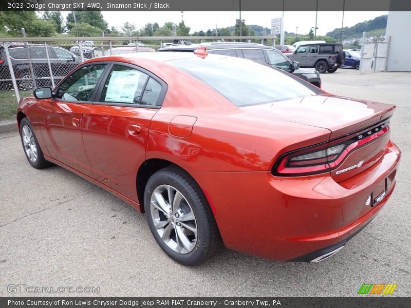 Sinamon Stick / Black 2023 Dodge Charger SXT AWD