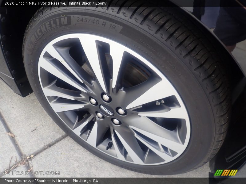 Infinite Black / Ebony 2020 Lincoln MKZ Hybrid Reserve