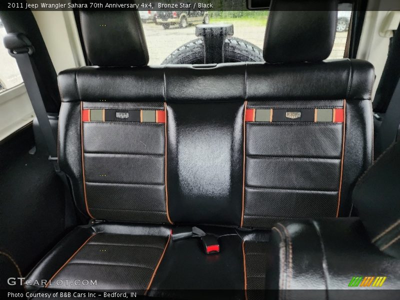 Rear Seat of 2011 Wrangler Sahara 70th Anniversary 4x4