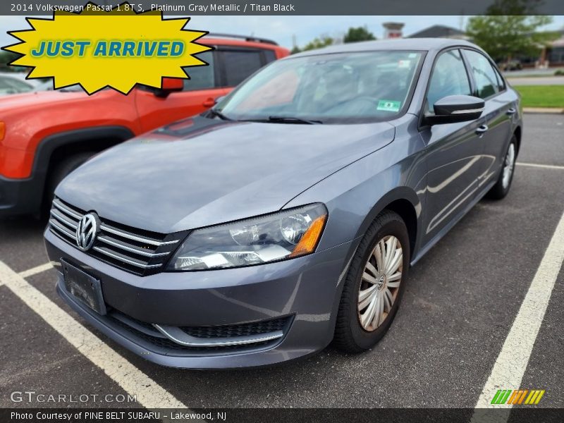 Platinum Gray Metallic / Titan Black 2014 Volkswagen Passat 1.8T S