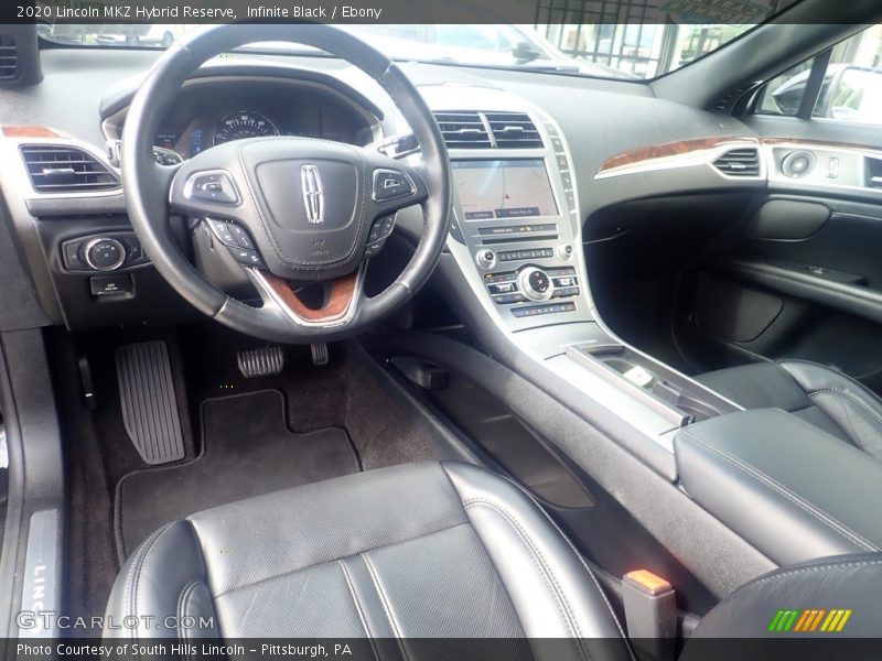 Infinite Black / Ebony 2020 Lincoln MKZ Hybrid Reserve