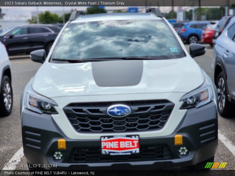 Crystal White Pearl / Titanium Gray 2023 Subaru Outback Wilderness